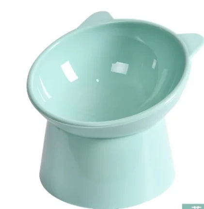 Pet feeding bowl Diagonal neck guard bowl Large caliber dog bowl Pet supplies diagonal to prevent upset