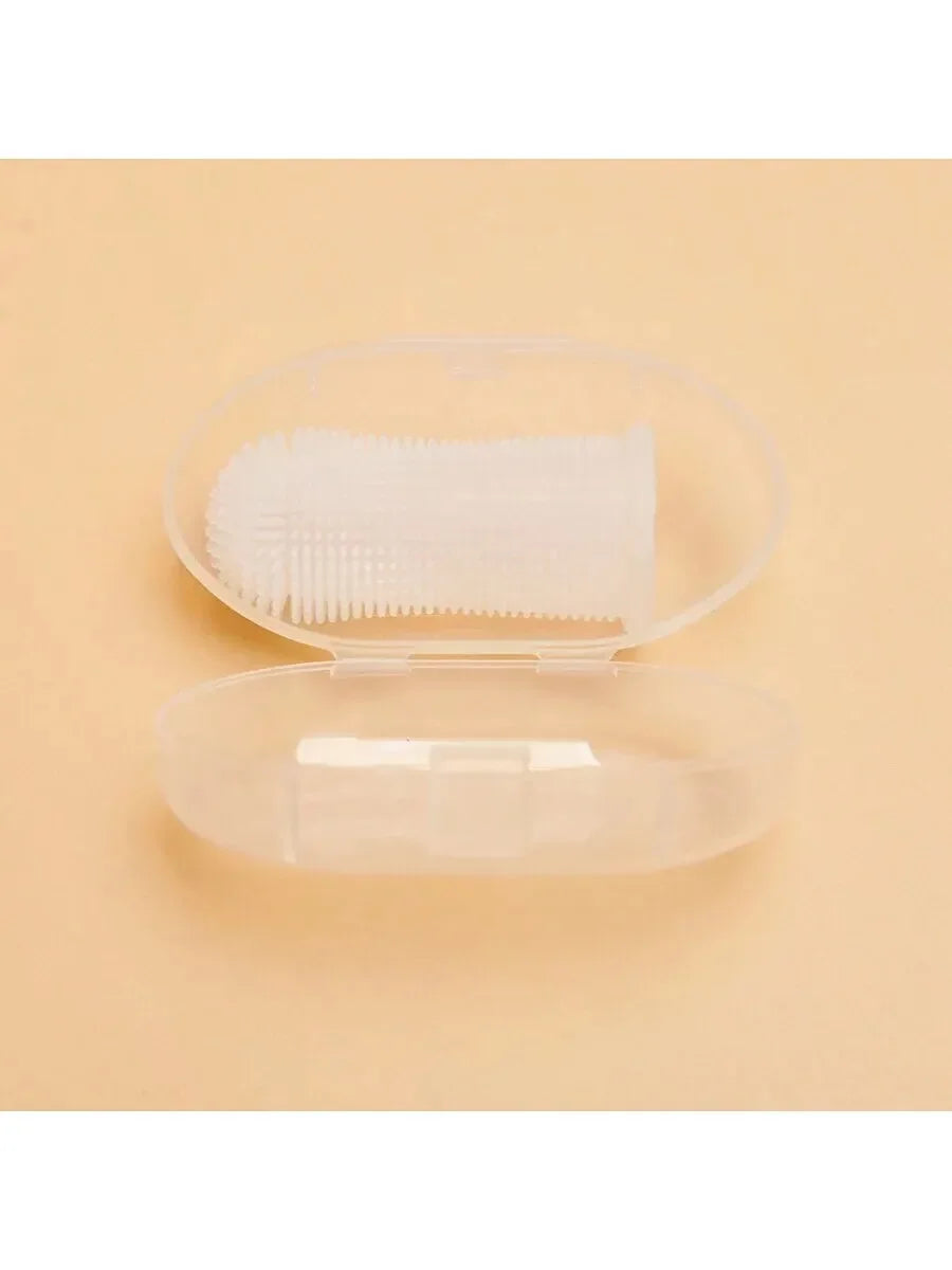 Dog Super Soft Pet Finger Toothbrush Teeth Cleaning Bad Breath Care Nontoxic Silicone Tooth Brush Tool Dog Cat Cleaning Supplies