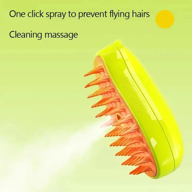 Cat Dog Steamy Brush Steam Brush Electric Sprayer for Massage Pet Grooming tool Shedding 3 in 1 Electric Sprays Massage Combs