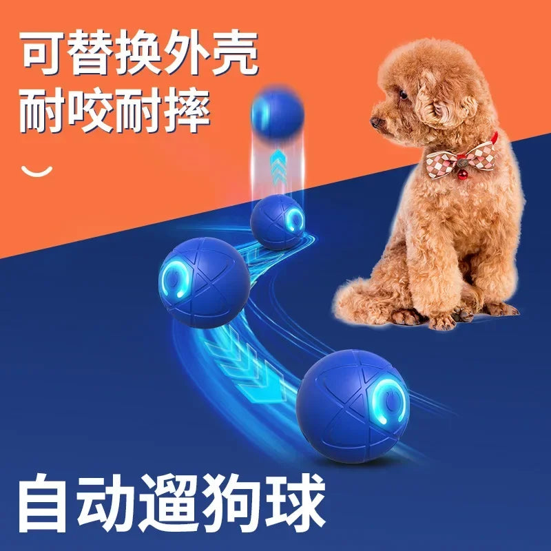 New Smart Dog Toy Ball Electronic Interactive Pet Toy Moving Ball Automatic Moving Bouncing for Puppy Birthday Gift Cat Product