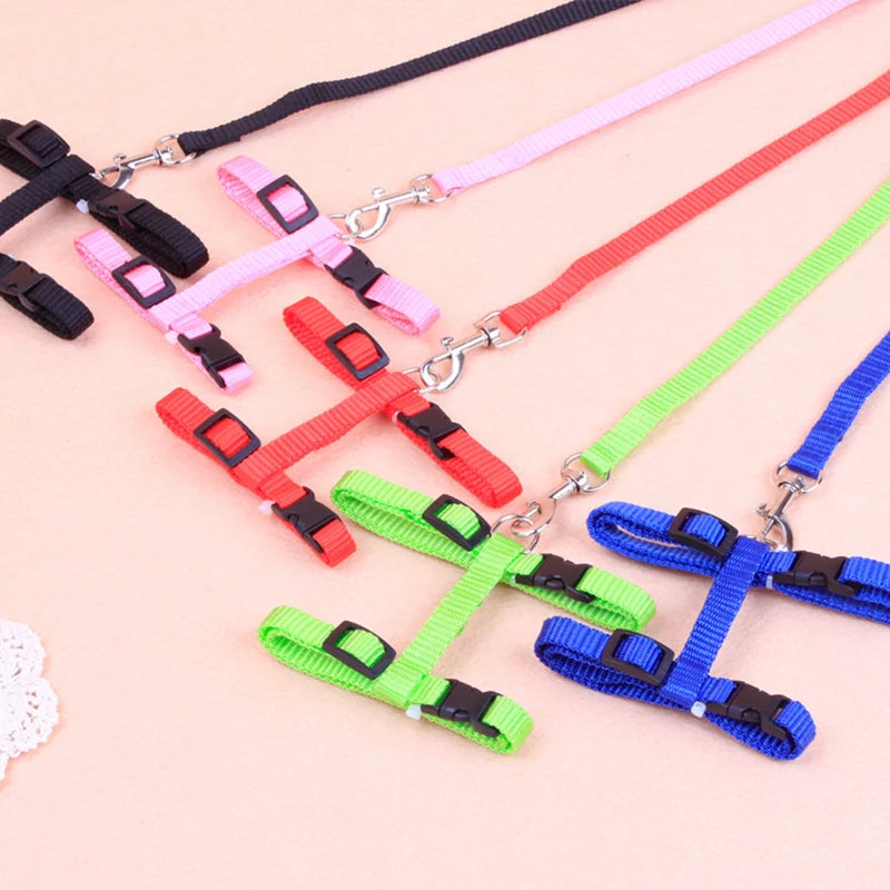 New cat leash I-shaped special dog leash for going out is firm and safe paper jam chest and back pet supplies