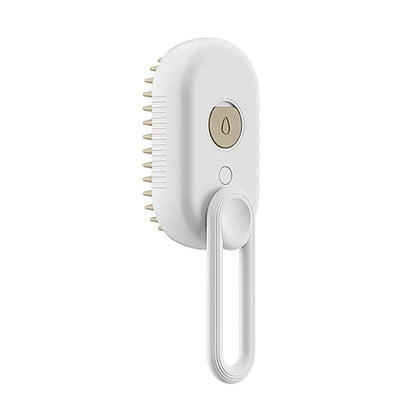 New Cat Dog Pet Spray Massage Brush One Button Steam Spray Folding Rotatable Floating Hair Bath Hair Removal Brush Comb