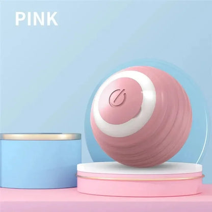 Cat Interactive Ball Toy Automatic Rolling Ball Faux Tail Rechargeable Pet Electric Toy Dog Cat Training Imitate Mouse Products