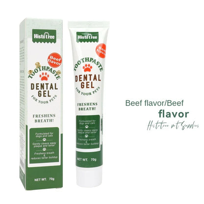 Pet toothpaste dog toothpaste dog oral cleaning products cat toothpaste beef flavored vanilla flavored dog toothpaste